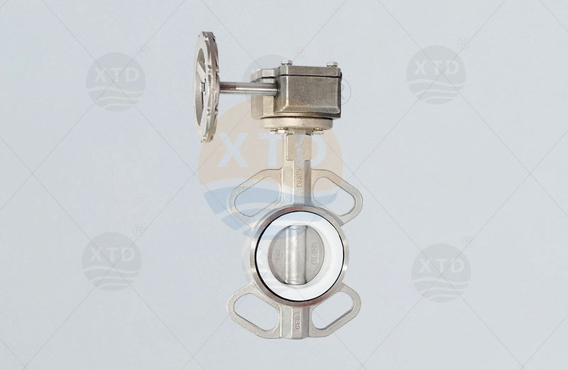 Turbine stainless steel butterfly valve