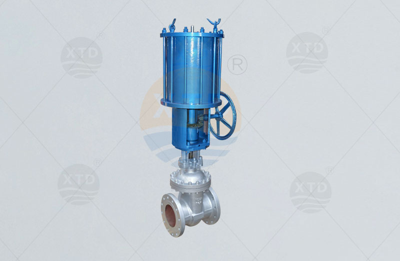 Pneumatic Gate Valve with Manual