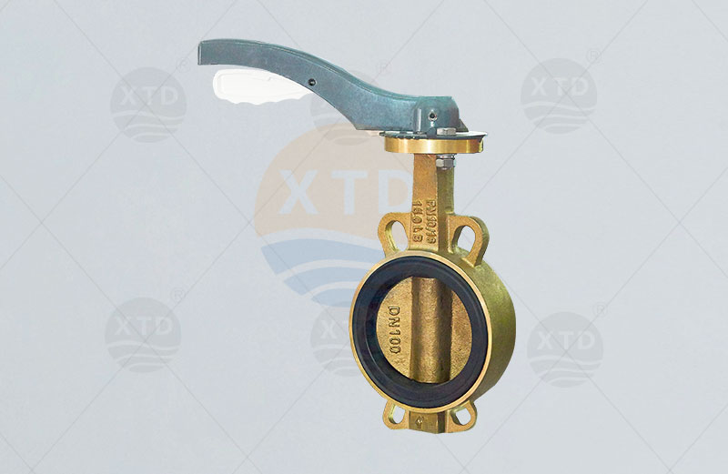 Handle to clamp butterfly valve