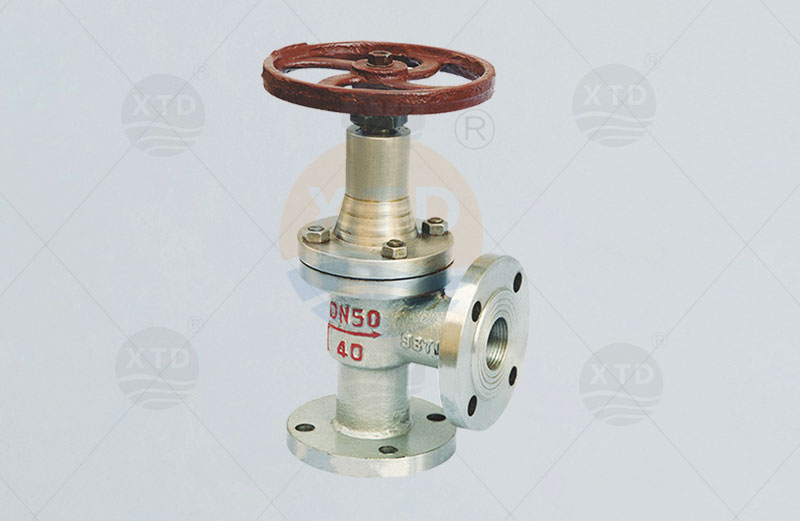 Angle gas valve