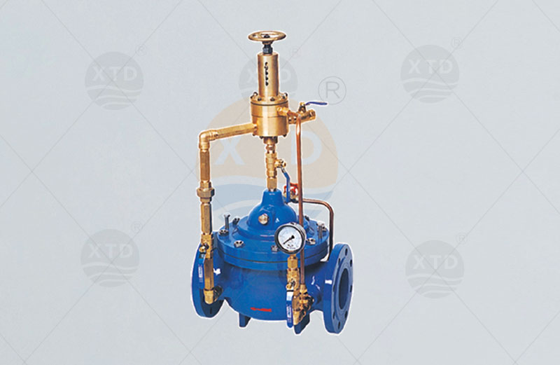 Pressure relief, holding pressure valve