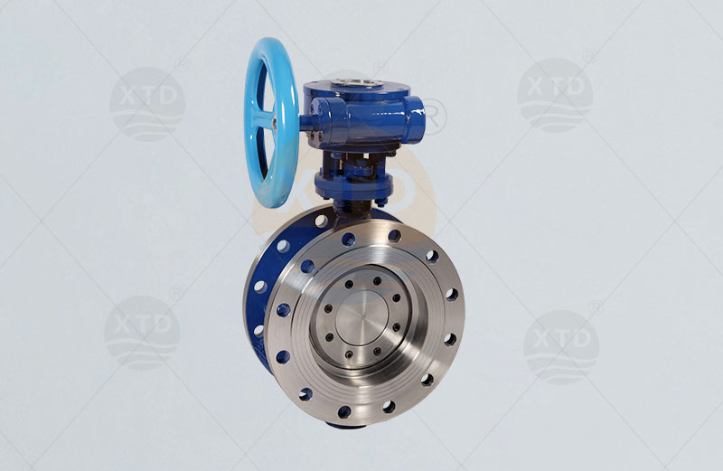 Flanged multi-layer metal seal butterfly valve