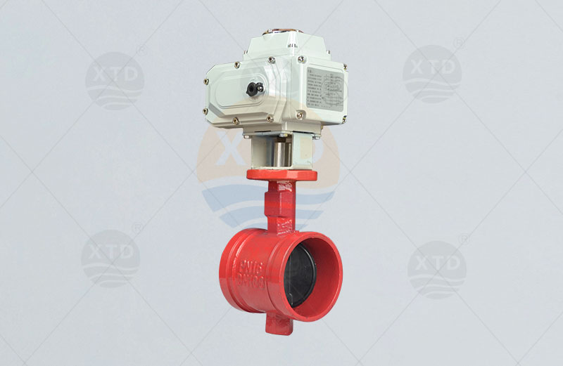 Electric grooved (clamp) butterfly valve