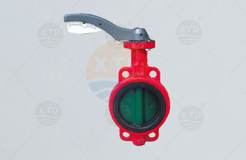 Handle nylon clamp butterfly valve