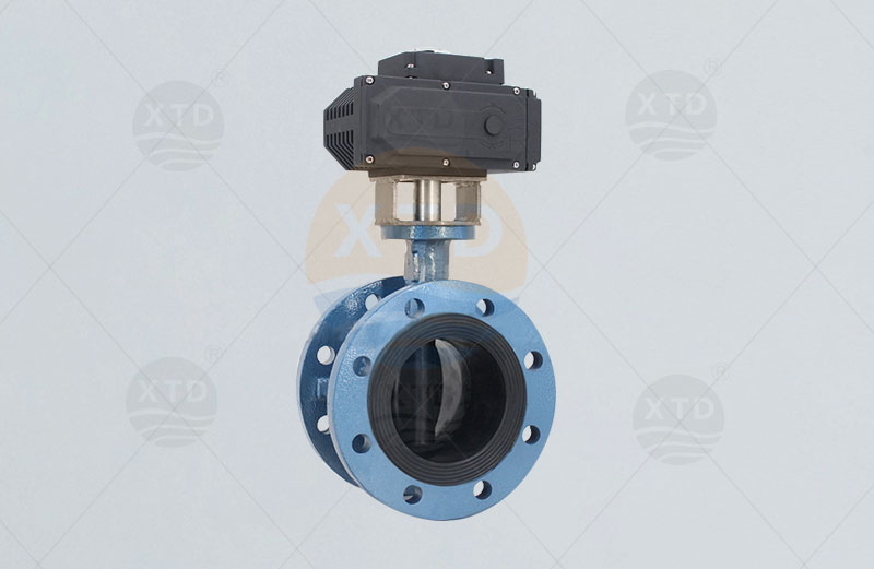 Electric flange desulfurization butterfly valve