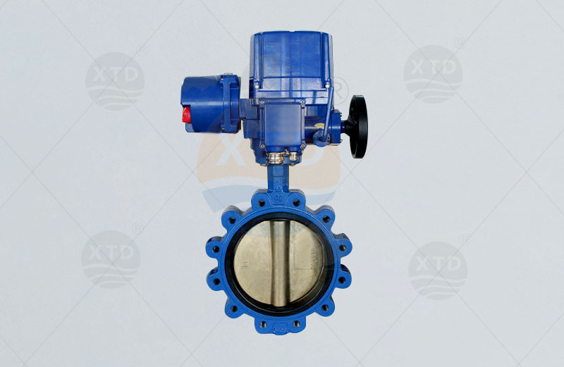 Electric lug clamp butterfly valve
