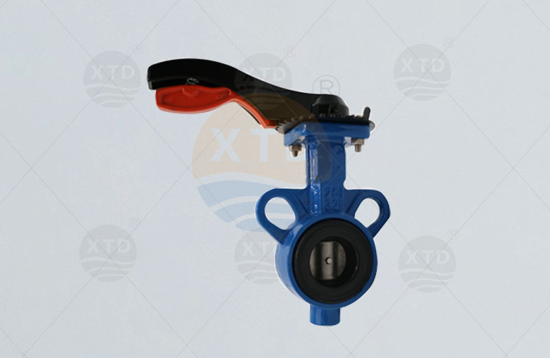 Small diameter handle butterfly valve