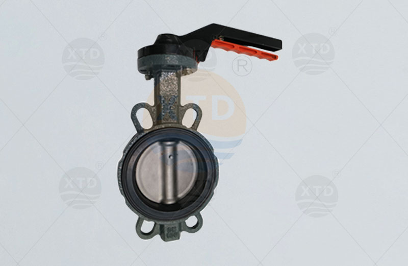 Handle clamp center line butterfly valve